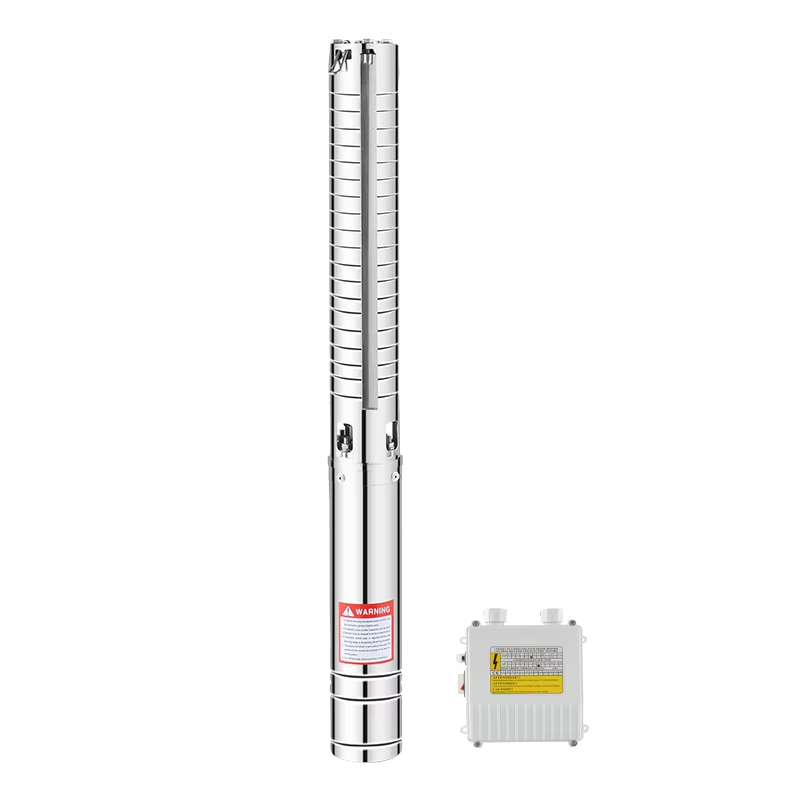 Water Pump Submersible - 4SPM2/9 0.37KW 0.5HP 304ステンレス鋼水中ポンプ 深井戸用 4インチ径灌漑用深井戸ポンプ