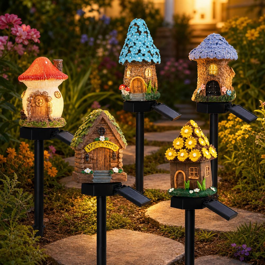 Outdoor Power For Christmas Lights - LED ソーラー芝生ライト マルチクラフト ミニチュア フェアリーハウス 太陽光発電