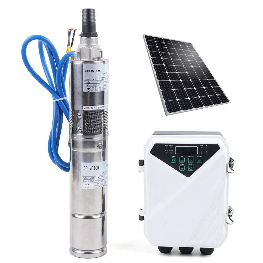 Water Pump Submersible - DC高圧48V 120m深井戸水中ソーラーウォーターポンプ