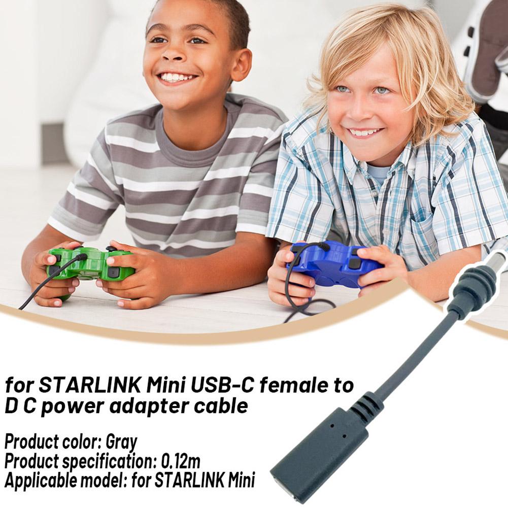 Outdoor Usb Power Adapter - STARLINK Mini用USB-C-DC電源ケーブル USB-Cメス-DC電源アダプターケーブル 耐候性 屋外使用対応 Starlink