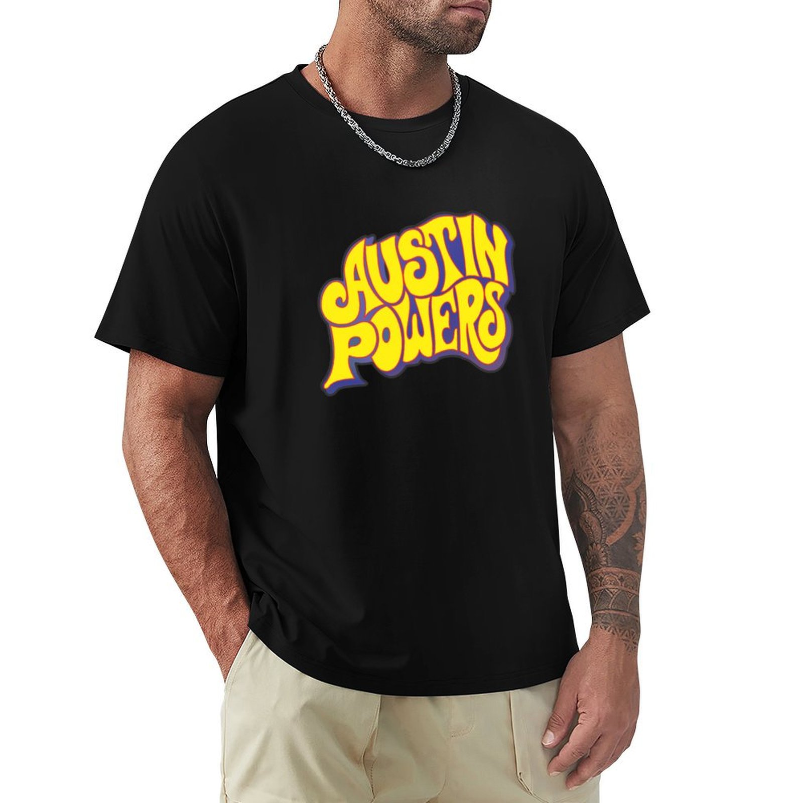 Outdoor Power Austin - ベストセラー オースティン・パワーズ マーチャンダイズ Tシャツ ワーク アウトドア