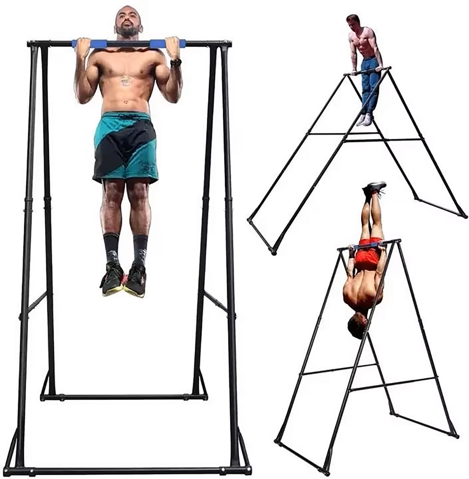 Outdoor Power Tower Pull Up Bar - 高品質ホームジム懸垂バー折りたたみ式ディップバー多機能パワータワー屋外フィットネス機器