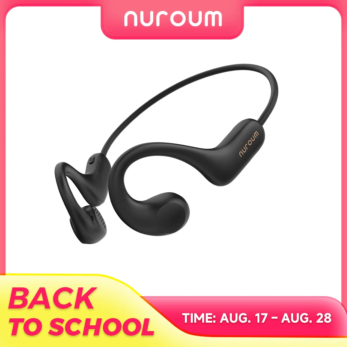 Outdoor Power Adapter Usb - NUROUM ブルートゥースイヤホン ネックマウント型ワイヤレスヘッドセット オープンバックイヤホン 高出力スムーズな音伝導 長いバッテリー寿命