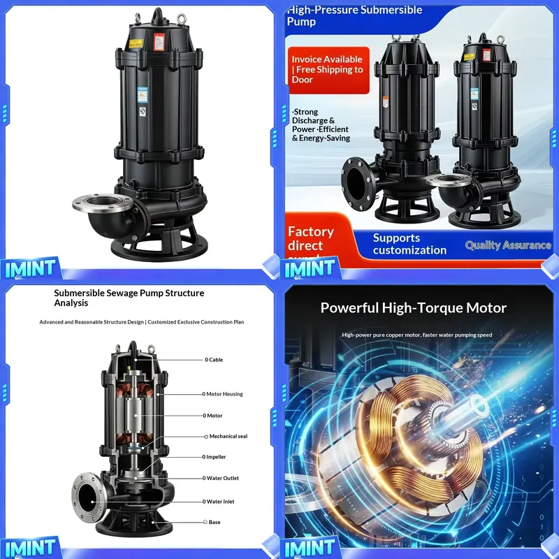 Water Pump Submersible - 工場直販水中汚水ポンプ380V三相鋳鉄製浚渫スラリー浄化槽用ノンカログポンプ