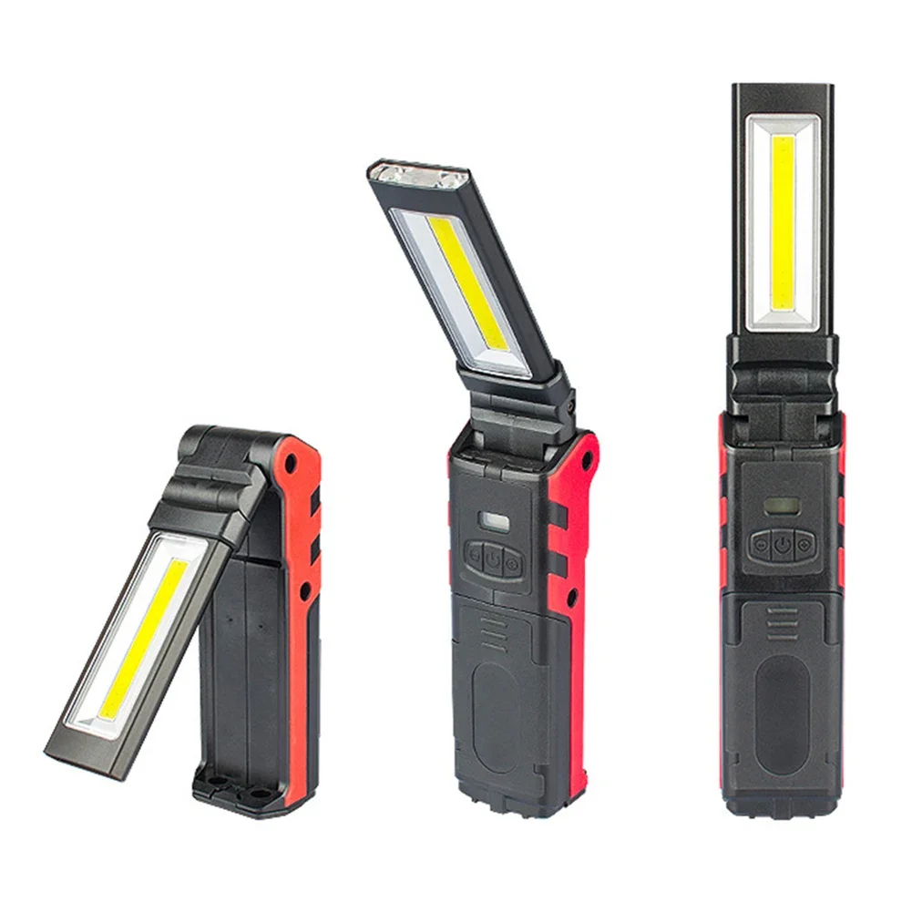 Outdoor Usb Power Bank - 調光可能な COB LED ワークライト USB 充電式懐中電灯、磁気