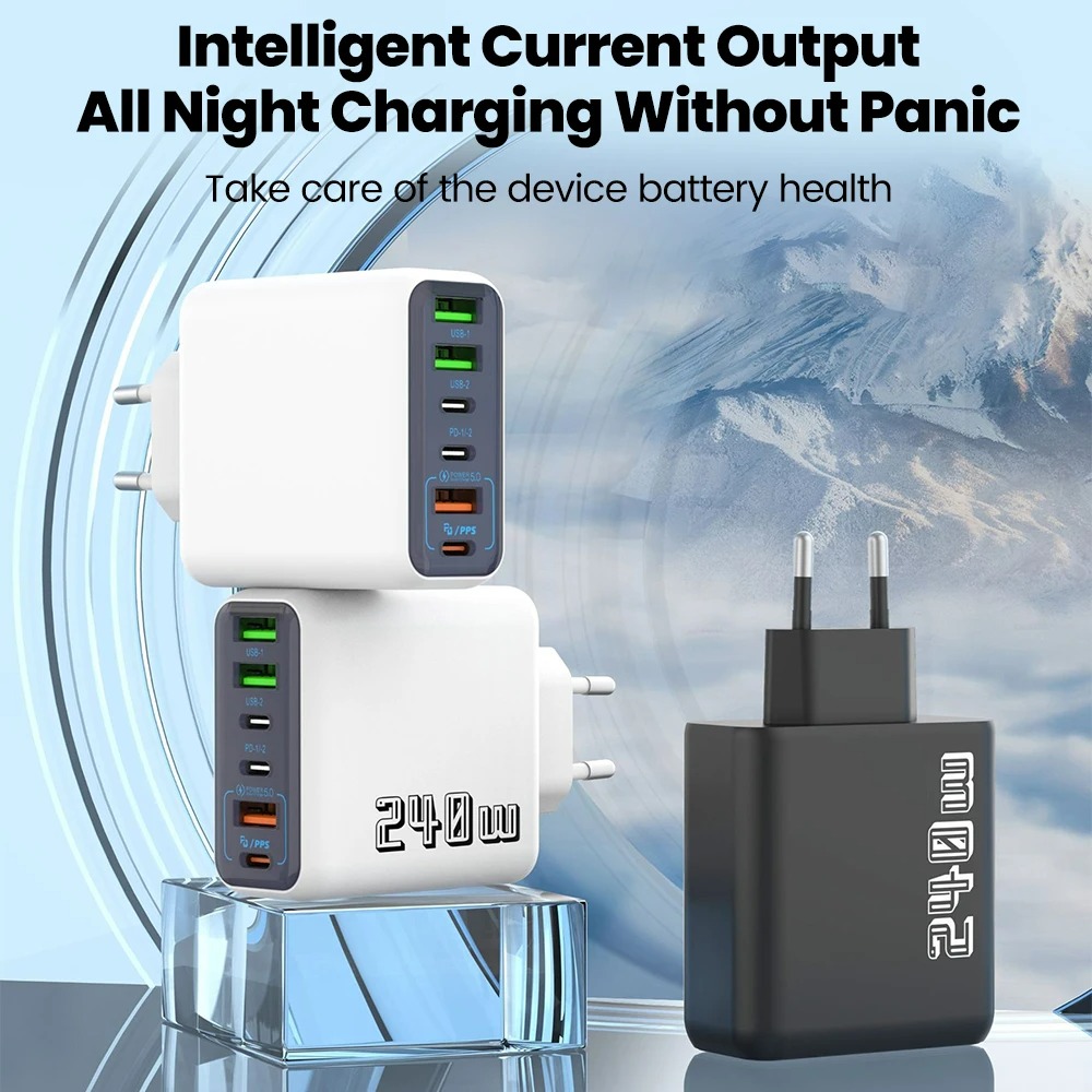 Type C 240W USB急速充電器、Samsung、H - Outdoor Usb Power Adapter のレビューと価格