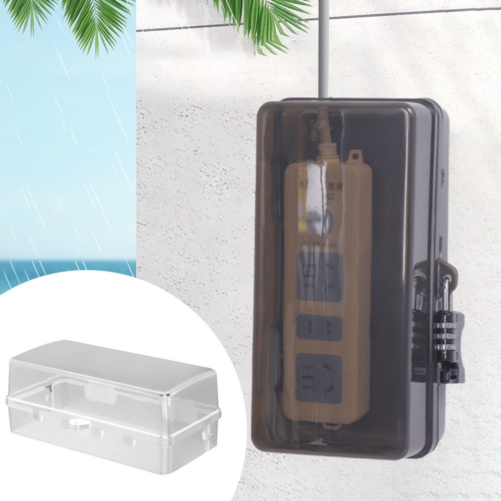 屋外電気ボックス 防水ケーブル管理ボックス 防雨耐候性プラグ - Outdoor Power Strip With Cover のレビューと価格