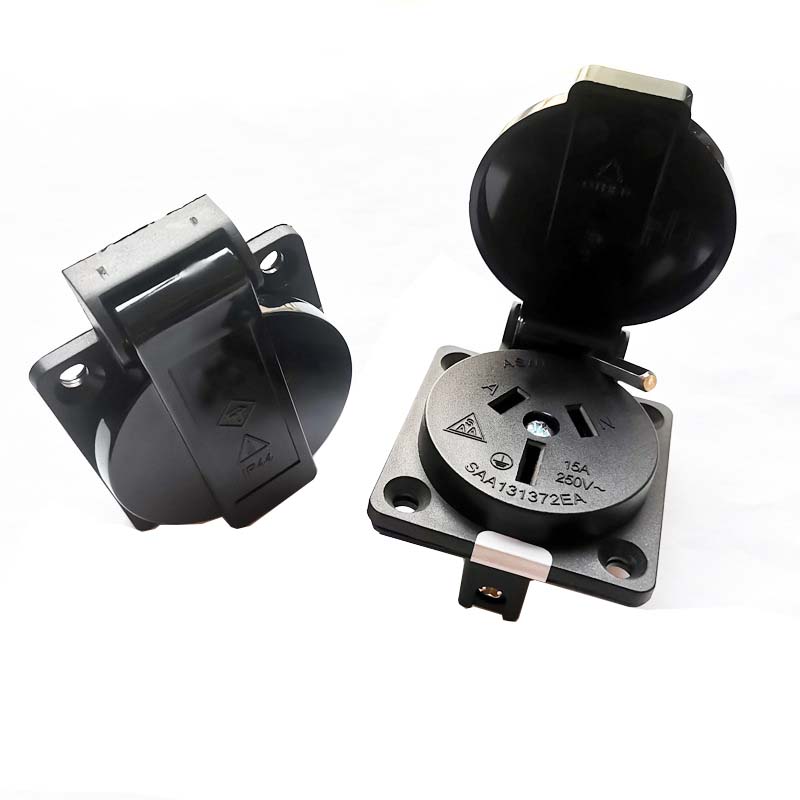 2 個黒 10A 15A オーストラリア屋外産業防水ソケット - Outdoor Power Receptacle のレビューと価格