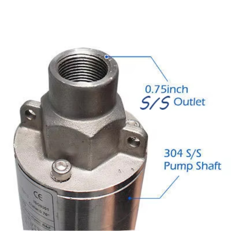 DC高圧48V 120m深井戸水中ソーラーウォーターポンプ - Water Pump Submersible のレビューと価格