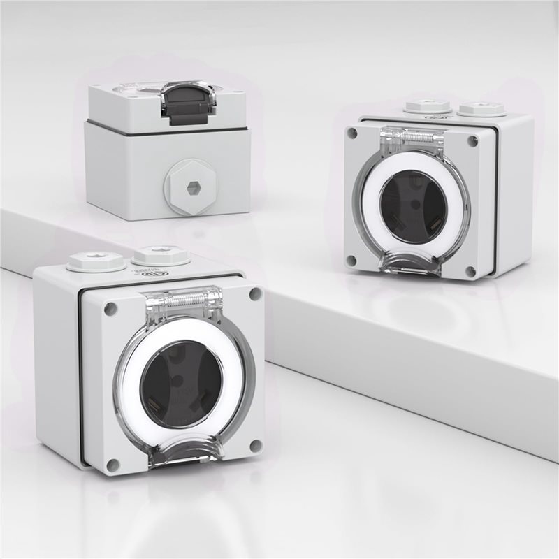 2X 30アンペア電源コンセントボックス、125ボルトNEM - Outdoor Power Receptacle のレビューと価格