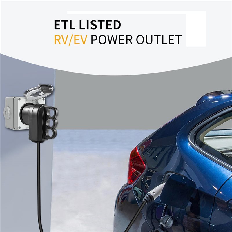 2X 30アンペア電源コンセントボックス、125ボルトNEM - Outdoor Power Receptacle のレビューと価格