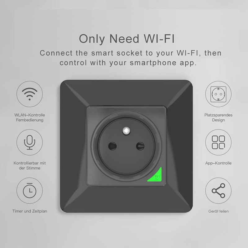 Savir-休暇,屋外コンセント,防水,タイマー,wifi, - Outdoor Power Outlet With Remote Control のレビューと価格