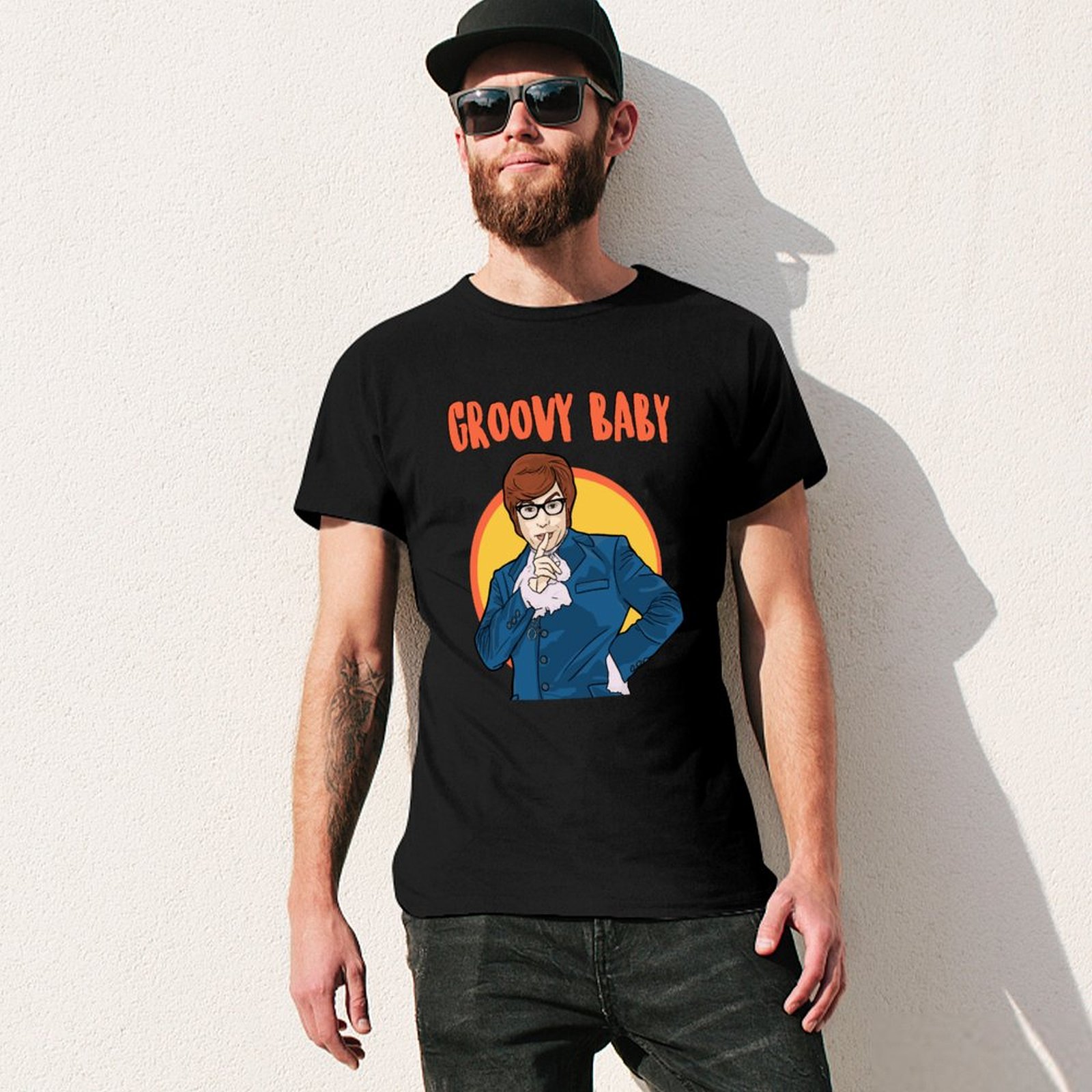 グルービーベイビー - オースティン・パワーズ Tシャツ ワ - Outdoor Power Austin のレビューと価格
