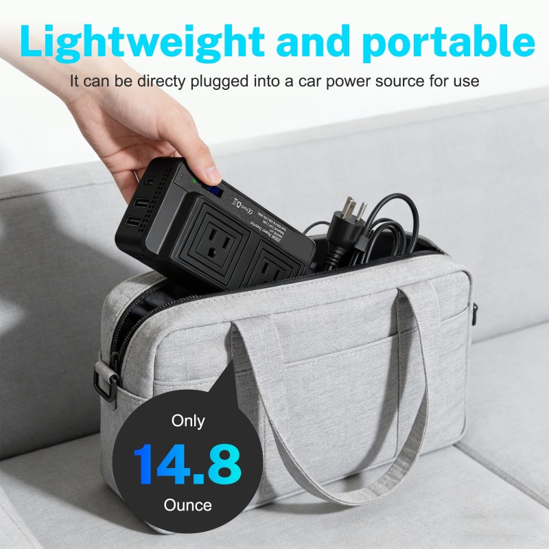 200Wカーパワーコンバーター、2つのUSBポートとType - Outdoor Power Adapter Usb のレビューと価格