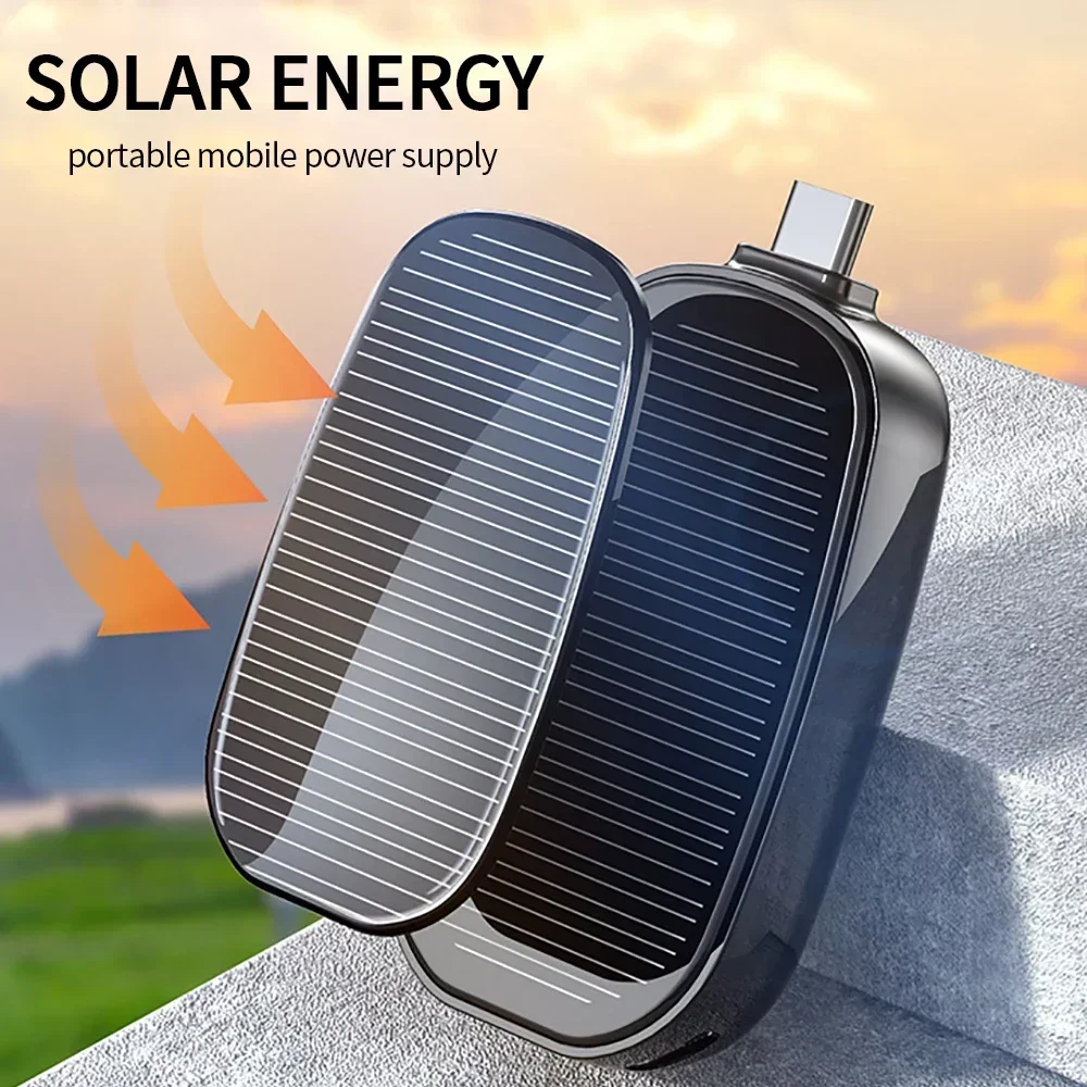 1200mAh ソーラーミニパワーバンクキーホルダーポータブ - Outdoor Usb Power Adapter のレビューと価格