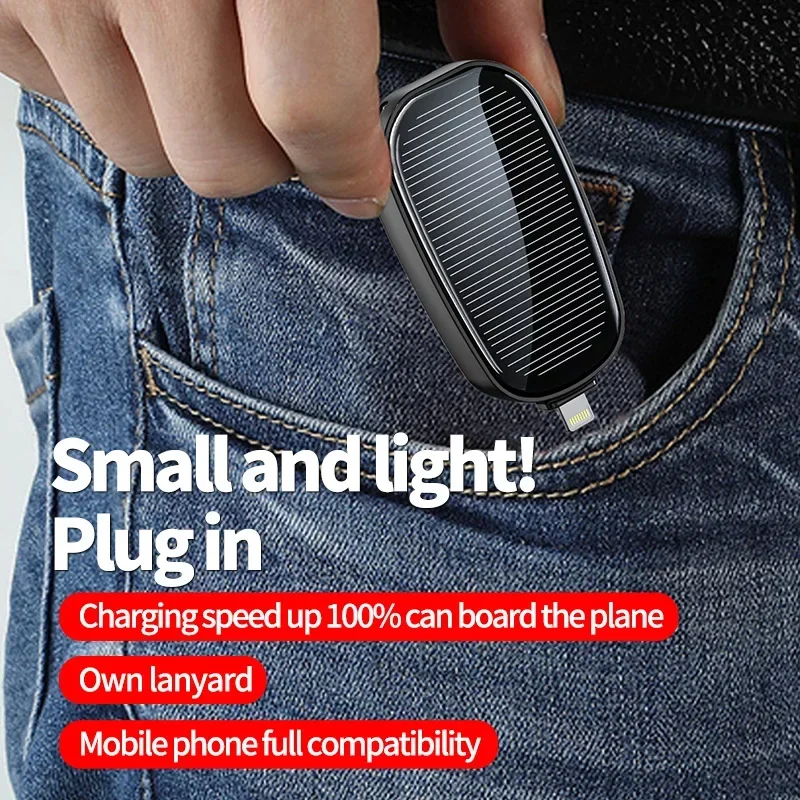 1200mAh ソーラーミニパワーバンクキーホルダーポータブ - Outdoor Usb Power Adapter のレビューと価格