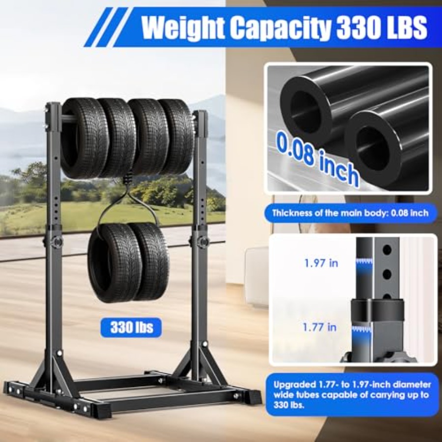 自立式調整可能懸垂バー ホームジム 屋内外兼用 ヘビーデュー - Outdoor Power Tower Pull Up Bar のレビューと価格
