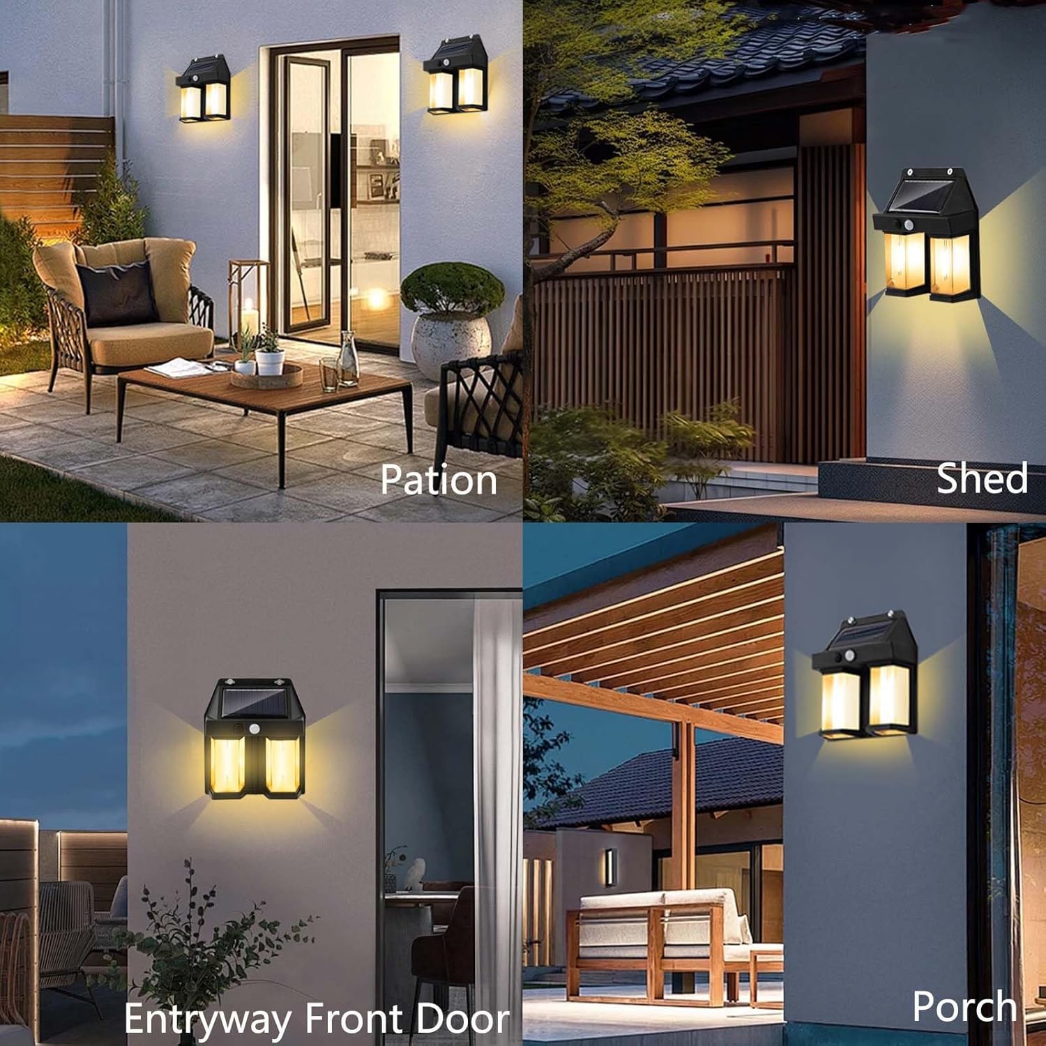 ソーラーパワーウォールライトヴィンテージガーデンヴィラ屋外モ - Outdoor Power Outlet Weatherproof のレビューと価格