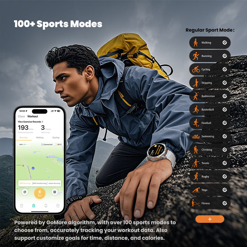 2026年新型ミリタリーTANK X3スマートウォッチ メン - Outdoor Power Monitor のレビューと価格