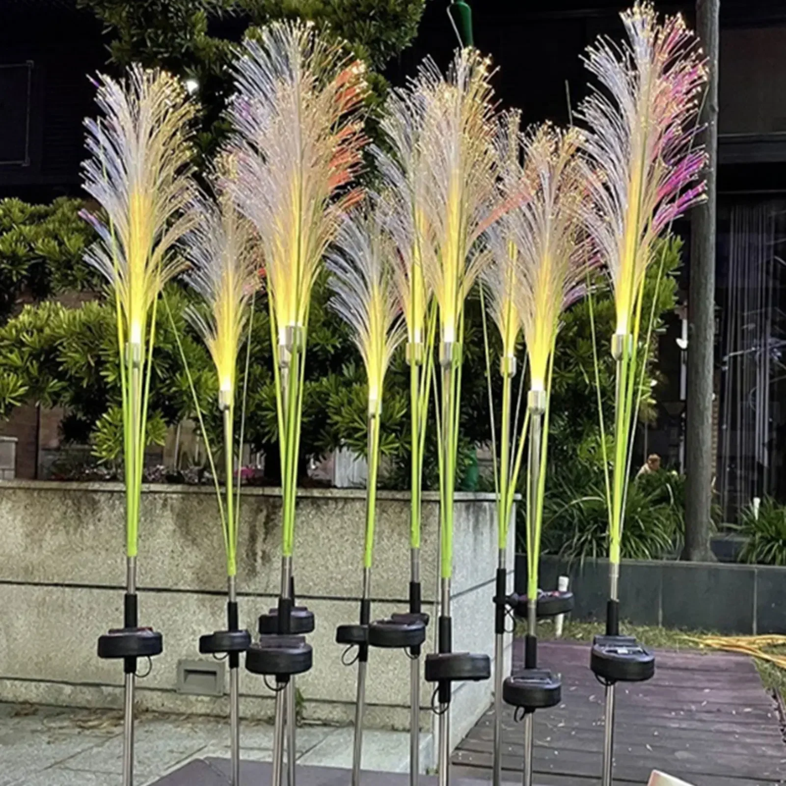 LED ソーラーガーデンリードランプ屋外防水芝生ライト庭クリ - Outdoor Power For Christmas Lights のレビューと価格