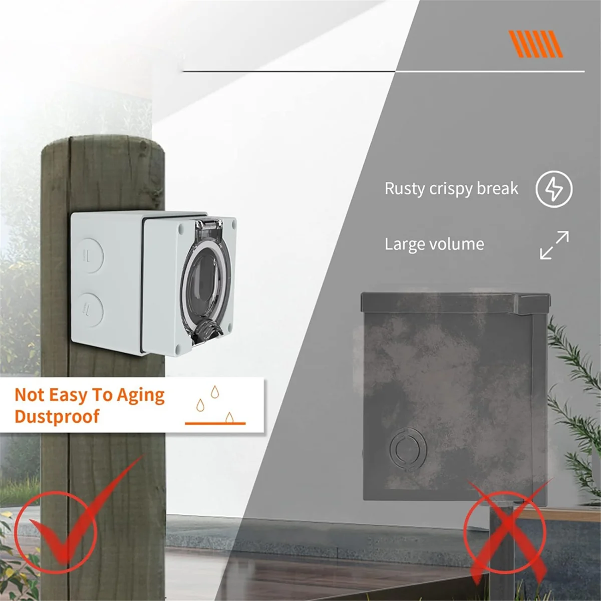 電源コンセントボックス、125/250ボルトNEMA 14- - Outdoor Power Receptacle のレビューと価格