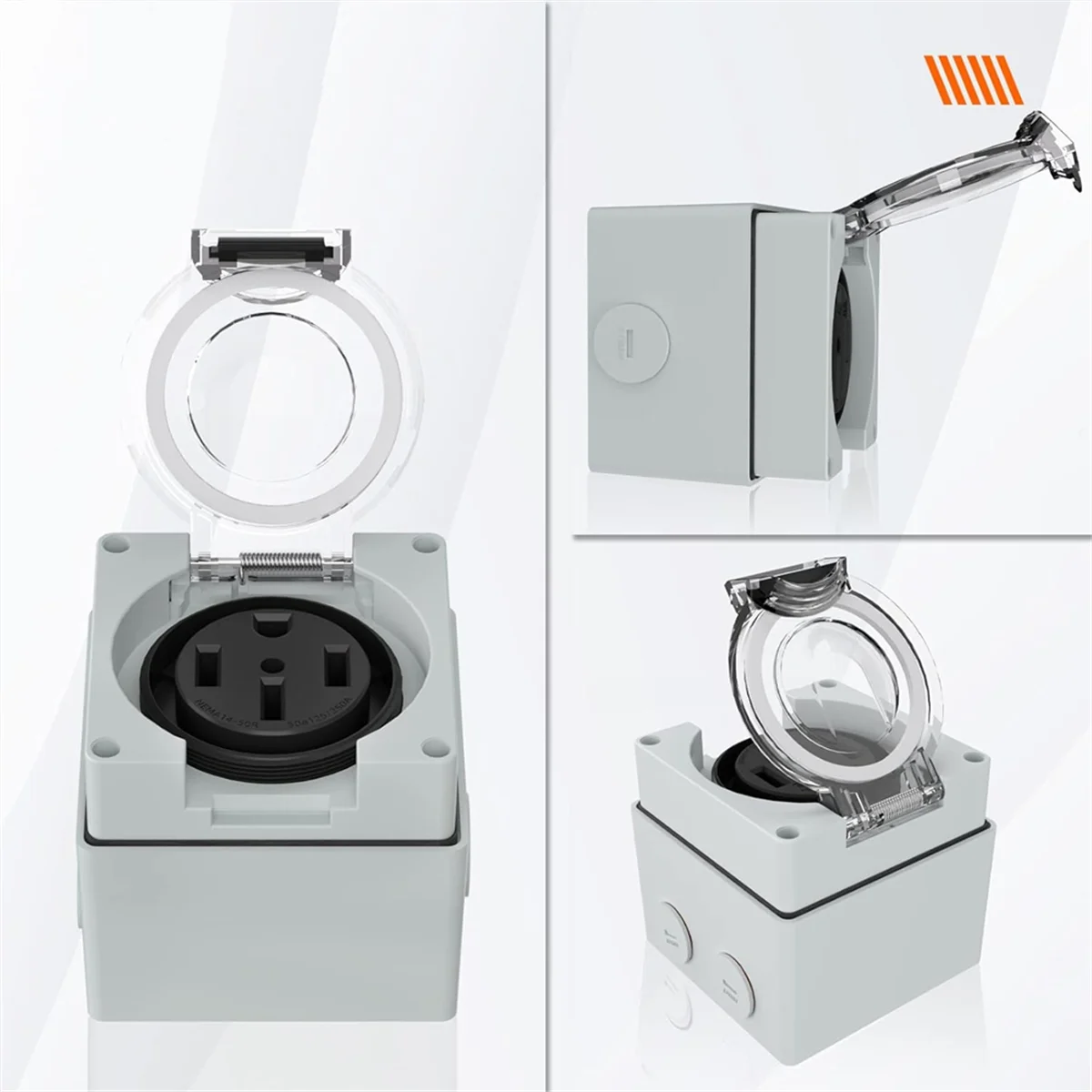 電源コンセントボックス、125/250ボルトNEMA 14- - Outdoor Power Receptacle のレビューと価格