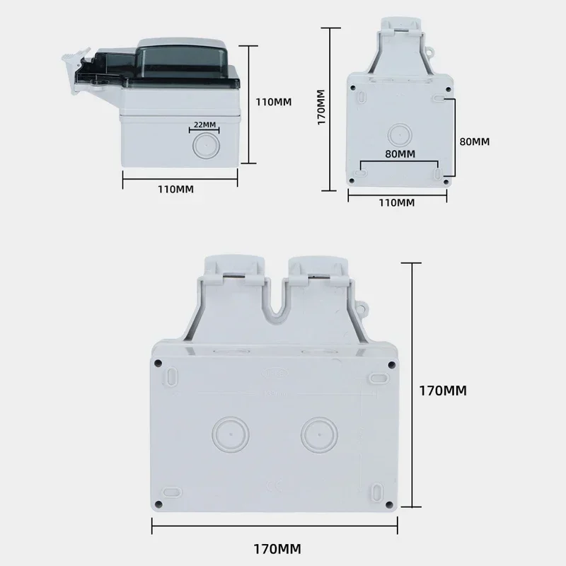 Tuya防水電気壁コンセントEU FR KR IL IP66 - Outdoor Power Outlet With Remote Control のレビューと価格