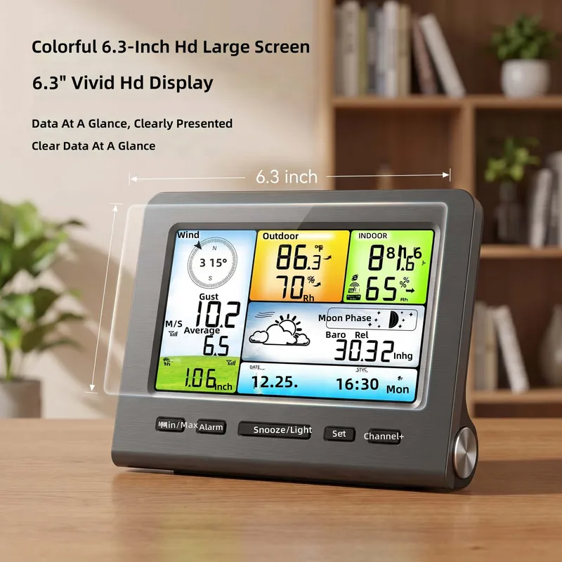 5 in 1 WiFi気象ステーション（外部センサー付き、ソ - Outdoor Power Monitor のレビューと価格
