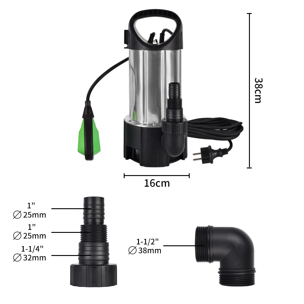 Vertak 750W水中自動汚水ポンプ機械 ポータブルガー - Water Pump Submersible のレビューと価格