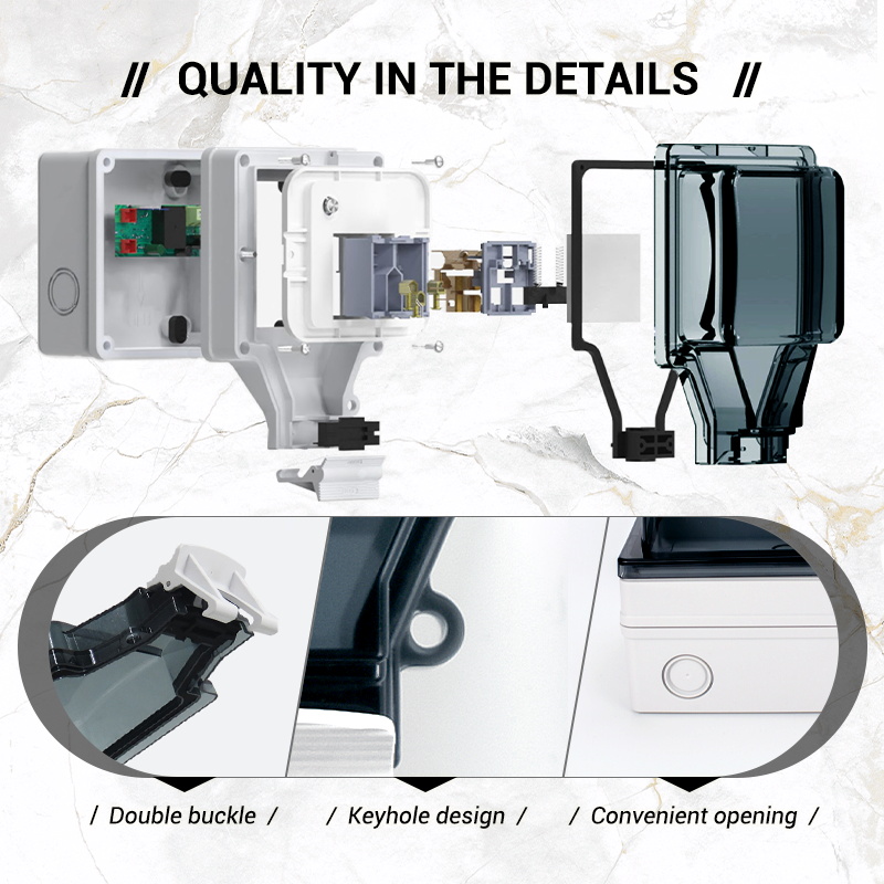 Savir tuya-スマート防水プラグ,wifiコントロー - Outdoor Power Outlet With Remote Control のレビューと価格