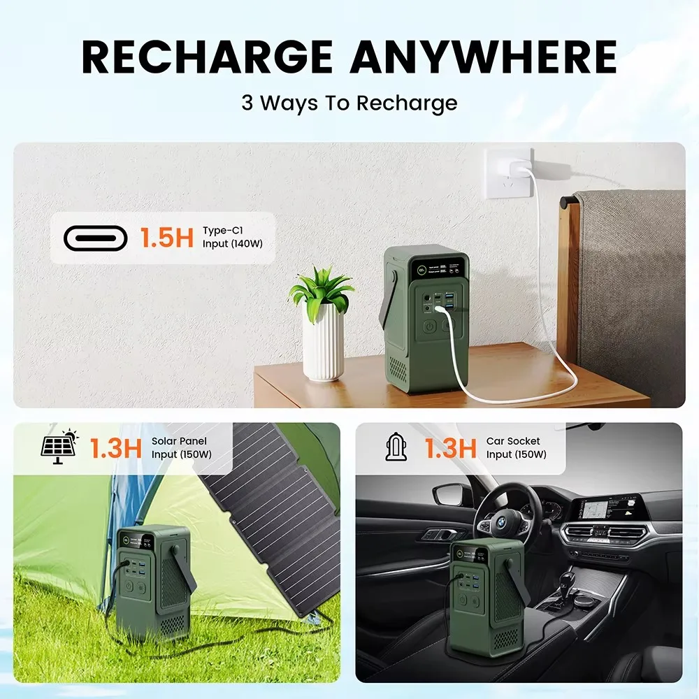 60000mAh 200W 192Wh キャンプ用パワーステ - Outdoor Usb Power Bank のレビューと価格