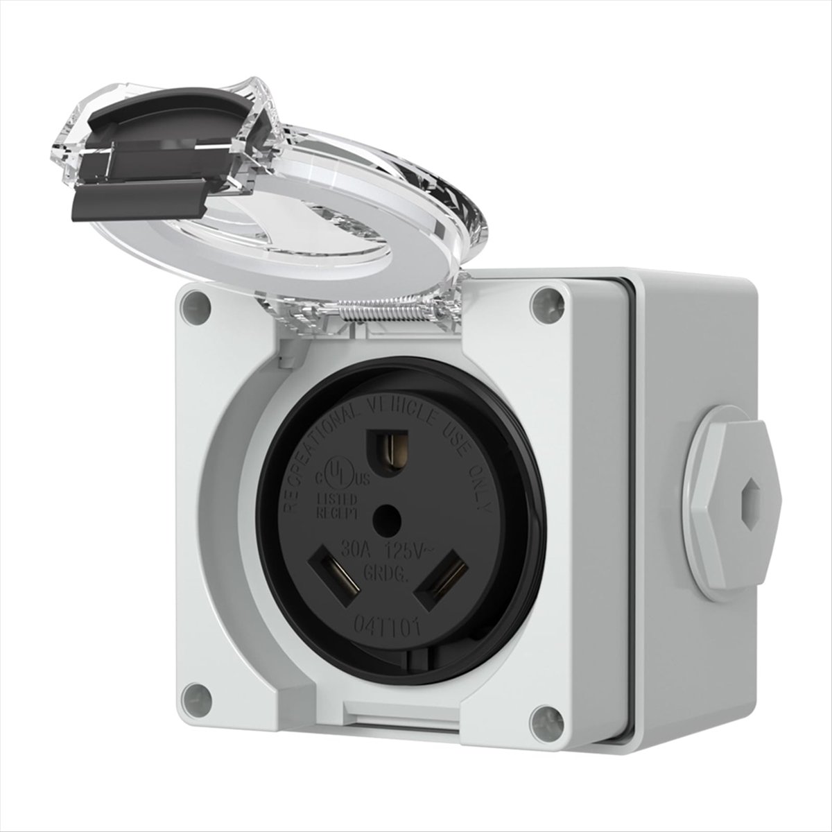 HHTL 30アンペア電源コンセントボックス、125ボルトN - Outdoor Power Receptacle のレビューと価格
