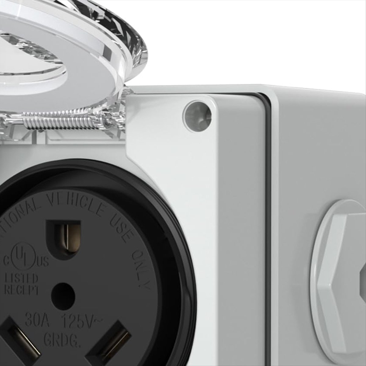 HHTL 30アンペア電源コンセントボックス、125ボルトN - Outdoor Power Receptacle のレビューと価格