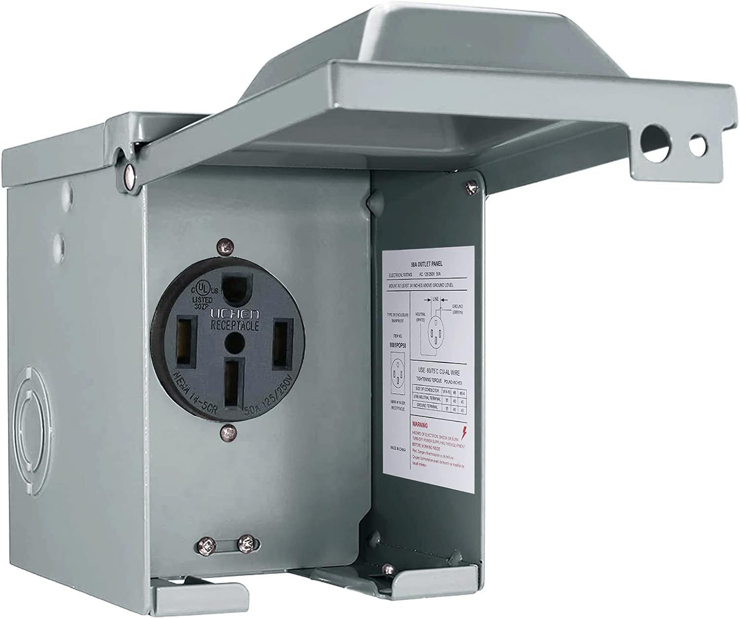防水電気コンセントパネル,密閉型ロック可能ボックス,rv電源 - Outdoor Power Receptacle のレビューと価格