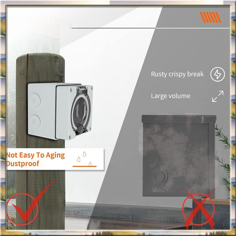 AA46 HOT-50Amp 屋外電源コンセントボックス、N - Outdoor Power Receptacle のレビューと価格