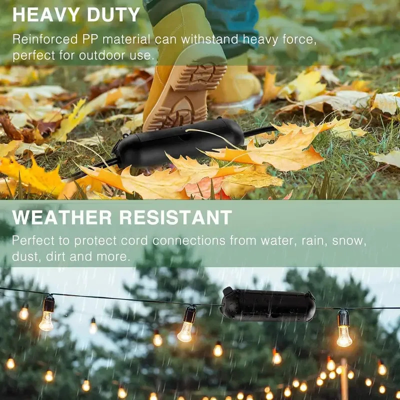 1/3 個屋外延長ケーブル安全カバー防水密閉耐候性電気接続ボ - Outdoor Power Strip With Cover のレビューと価格