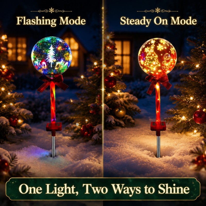 クリスマスボールLEDソーラー式防水屋外ライト、グラウンドラ - Outdoor Power For Christmas Lights のレビューと価格
