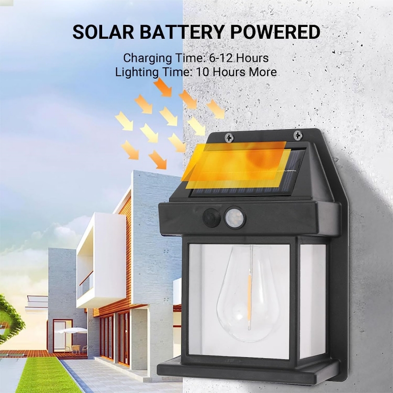 屋外ソーラーウォールランプ IP65 防水モーションセンサー - Outdoor Power Outlet Weatherproof のレビューと価格